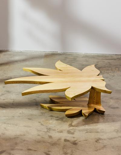 Unique Handmade Ash Coffee Table by Tam s Fecske 2020s