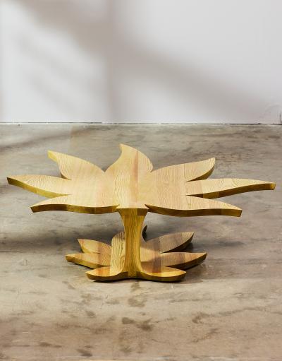 Unique Handmade Ash Coffee Table by Tam s Fecske 2020s