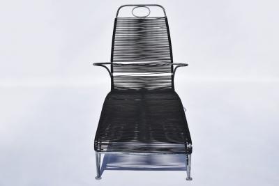 Unique Outdoor Lounge Chairs in Steel PVC Cording