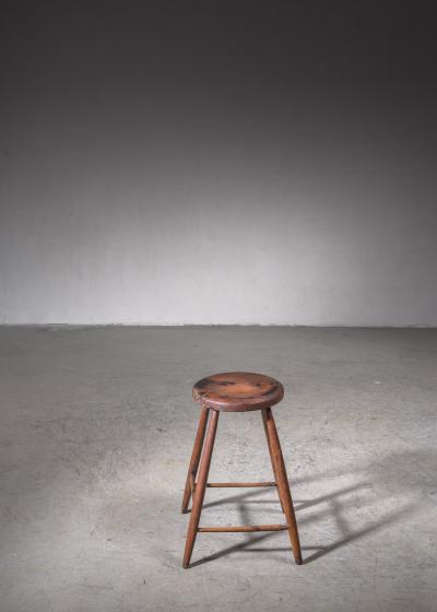 Unique Studio Crafted Bar Stool American turn of the century