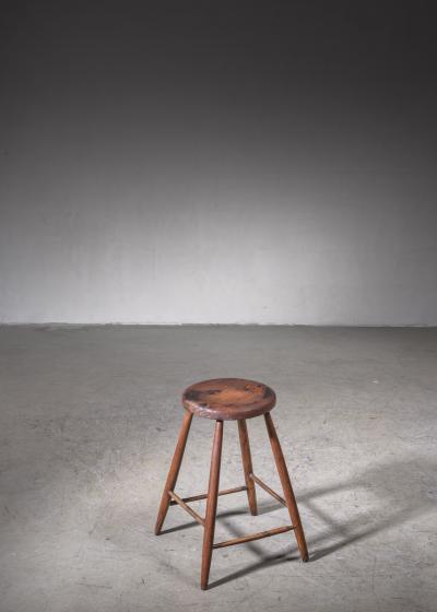 Unique Studio Crafted Bar Stool American turn of the century