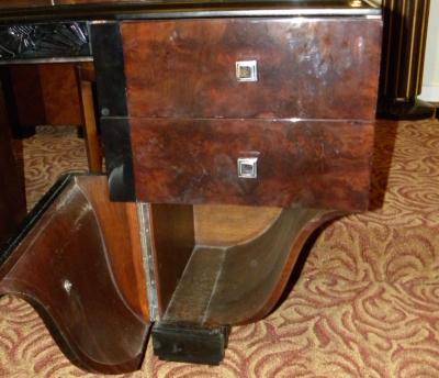 Unique Symmetrical Art Deco Desk Vanity French