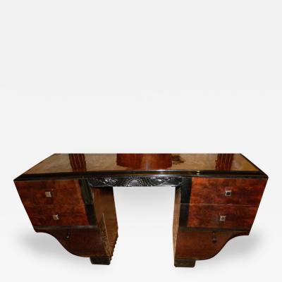 Unique Symmetrical Art Deco Desk Vanity French