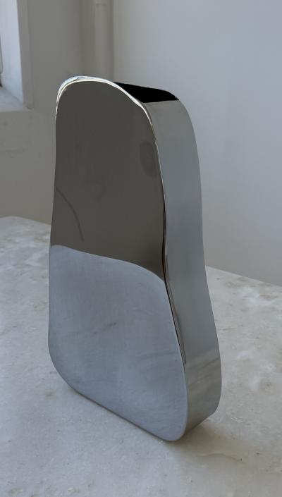 Unique vase made of Stainless Steel by Pepe Valenti