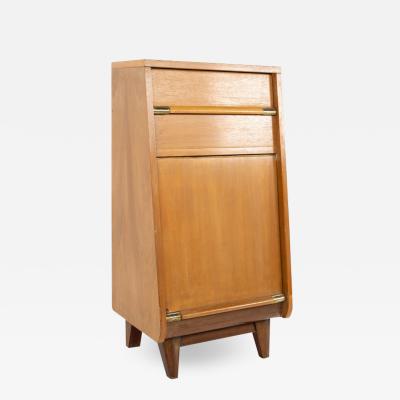 United Furniture Mid Century Walnut Nightstand Foyer Entry Console