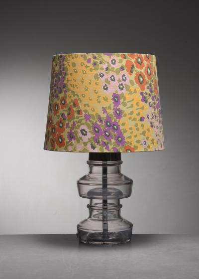 Uno Osten Kristiansson Orrefors and Kristiansson table lamp