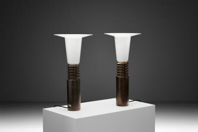 Uno Osten Kristiansson Pair of Model 1041 32 Table Lamps by Uno sten Kristiansson Sweden ca 1970s