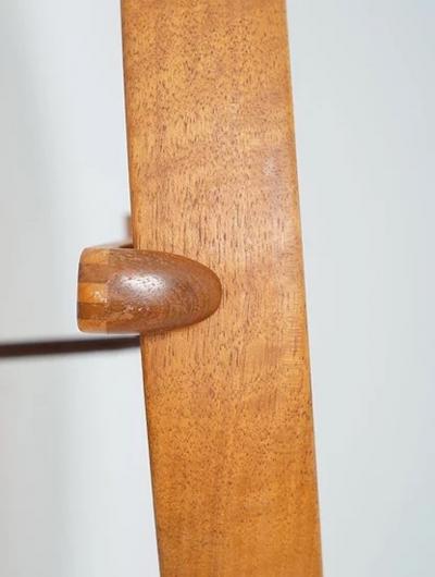 Uno Osten Kristiansson Round Swedish Midcentury Mirror in Teak by Uno O sten Kristiansson for Luxus