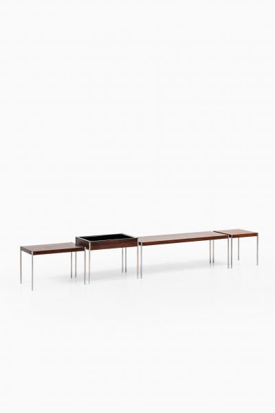 Uno Osten Kristiansson Side Tables Plant Stand Produced by Luxus