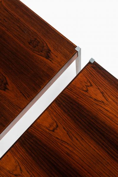 Uno Osten Kristiansson Side Tables Plant Stand Produced by Luxus