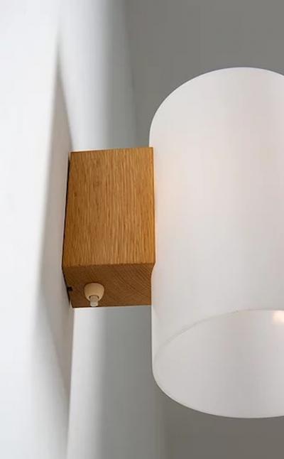 Uno Osten Kristiansson Swedish Midcentury Wall Lamps by Luxus