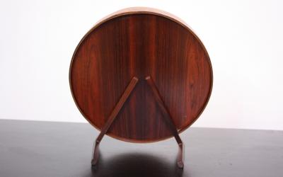 Uno Osten Kristiansson Swedish Rosewood Table Mirror by Uno and O sten Kristiansson for Luxus
