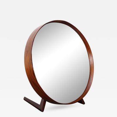 Uno Osten Kristiansson Swedish Rosewood Table Mirror by Uno and O sten Kristiansson for Luxus
