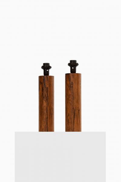 Uno Osten Kristiansson Table Lamps Probably Produced by Luxus