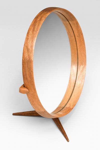 Uno Osten Kristiansson Table Mirror Produced by Luxus