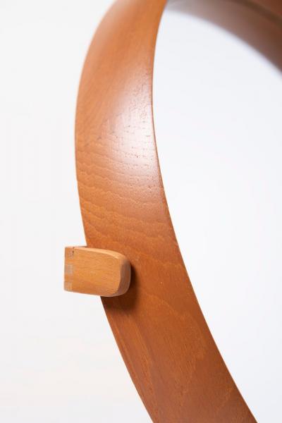 Uno Osten Kristiansson Uno and sten Kristiansson Teak Scandinavian Modern Table Mirror c 1975