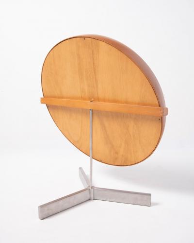 Uno Osten Kristiansson Uno and sten Kristiansson Teak Scandinavian Modern Table Mirror c 1975