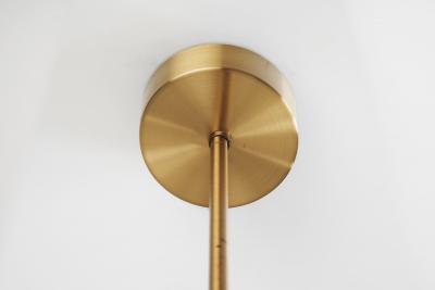 Uno Osten Kristiansson Uno sten Kristiansson Brass Ceiling Light for Luxus AB Vittsj Sweden 1960s