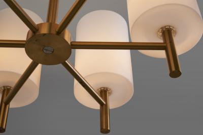 Uno Osten Kristiansson Uno sten Kristiansson Brass Ceiling Light for Luxus AB Vittsj Sweden 1960s