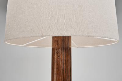 Uno Osten Kristiansson Wooden Table Lamps by Uno sten Kristiansson for Luxus Sweden Mid 20th C