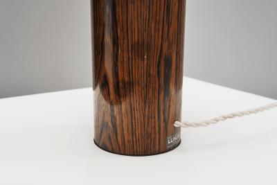 Uno Osten Kristiansson Wooden Table Lamps by Uno sten Kristiansson for Luxus Sweden Mid 20th C