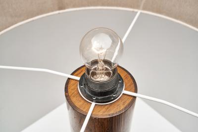 Uno Osten Kristiansson Wooden Table Lamps by Uno sten Kristiansson for Luxus Sweden Mid 20th C