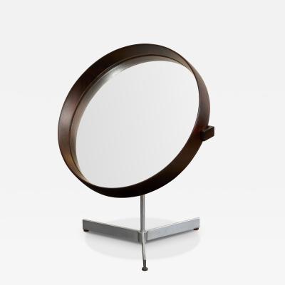 Uno and Osten Kristiansson Rosewood Table Mirror