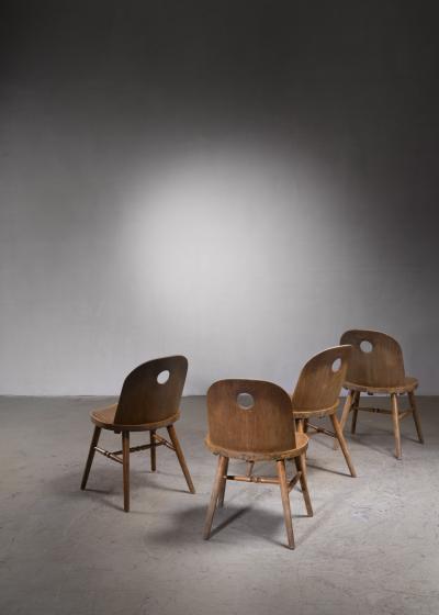 Uno hren Set of four chairs by Uno hr n for Gemla