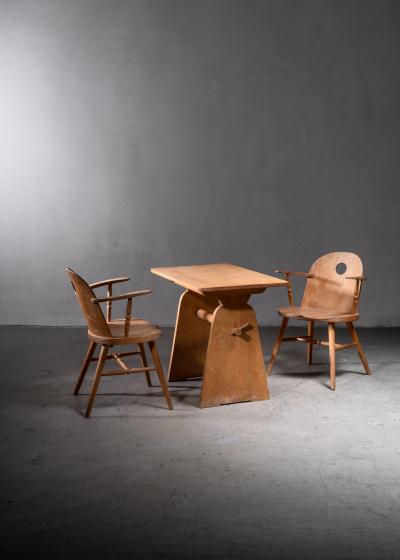 Uno hren Uno Ahren breakfast table and chairs for Gemla Sweden