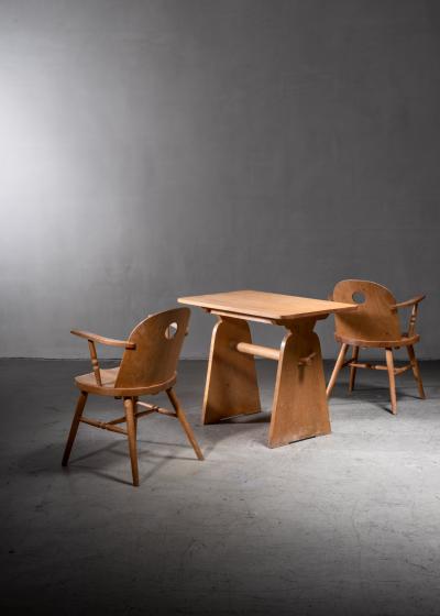 Uno hren Uno Ahren breakfast table and chairs for Gemla Sweden