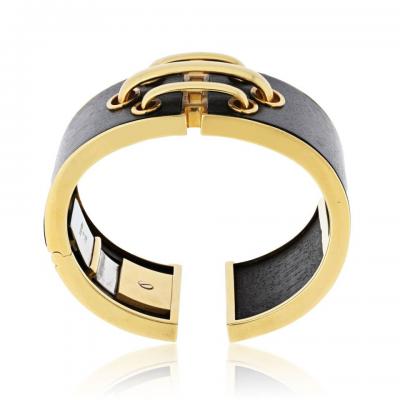 Unsigned Shoelace 18K Yellow Gold Bracelet