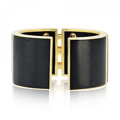 Unsigned Shoelace 18K Yellow Gold Bracelet