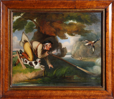 Untitled Duck Hunting Scene