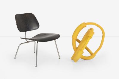 Untitled Yellow Ceramic Sculpture by Elena Rakochy
