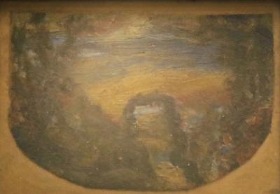 Untitled and unsigned abstract landscape