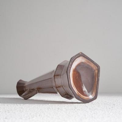 Unusual Cubist Studio Pottery Pitcher Vase 1950s
