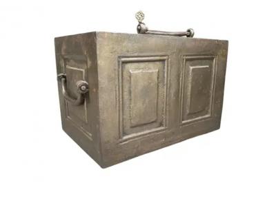 Unusual English Iron Strong Box by W Graham Son London