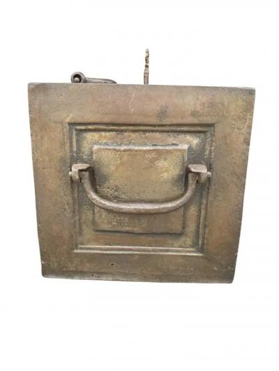 Unusual English Iron Strong Box by W Graham Son London