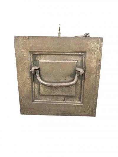 Unusual English Iron Strong Box by W Graham Son London
