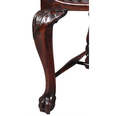 Unusual George III Mahogany Windsor Armchair