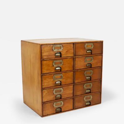 Up to 2 Antique Wooden Chest Of Drawers Filing Cabinet Louri Co Vienna 1910