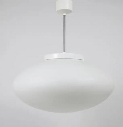 Up to 40 Huge Elliptical Opal Glass Pendant Lights Lisa Johansson Pape Style