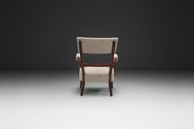 Upholstered Armchair with Manchettes Europe Mid 20th Century