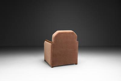 Upholstered Art Deco Armchair Europe 1930s