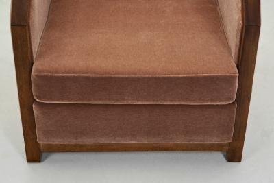 Upholstered Art Deco Armchair Europe 1930s