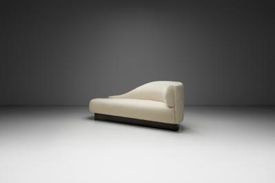 Upholstered Curved Back Daybed France Late 20th Century