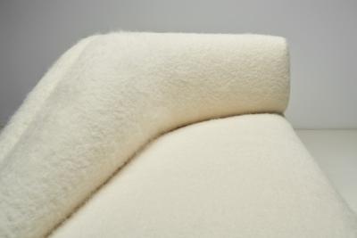 Upholstered Curved Back Daybed France Late 20th Century