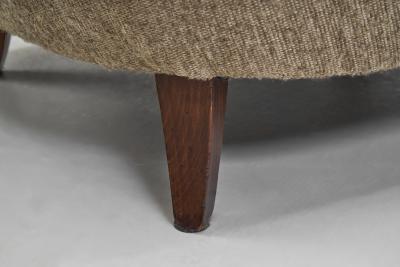 Upholstered Italian Mid Century Armchair Italy 20th Century