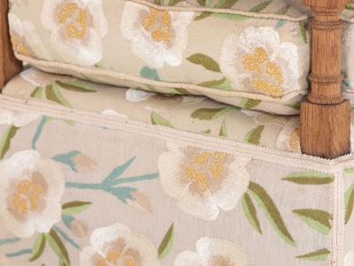 Upholstered Knowle Style Armchair England Early 20th C 