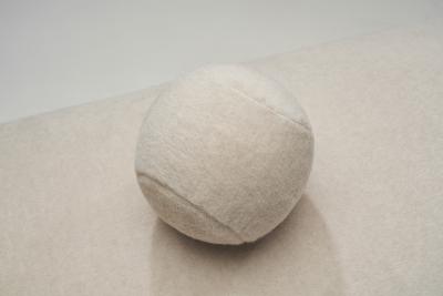 Upholstered Swedish Modern Daybed with Matching Accent Pillow Sweden ca 1940s